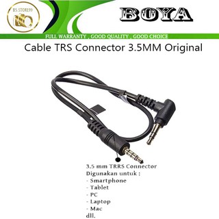 電纜 TRRS Boya 3.5MM 連接器, 用於智能手機 TRS 至 TRRS
