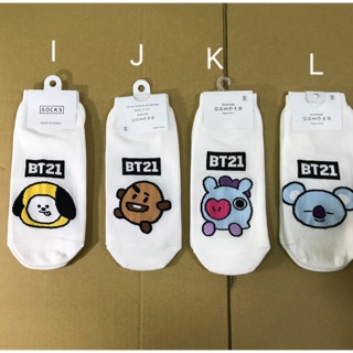 韓國空運來台襪子 短襪 BT21系列襪子 尺寸22-26公分