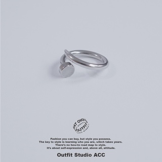 【Outfit Studio】Select 極簡 質感 釘戒 戒指 飾品