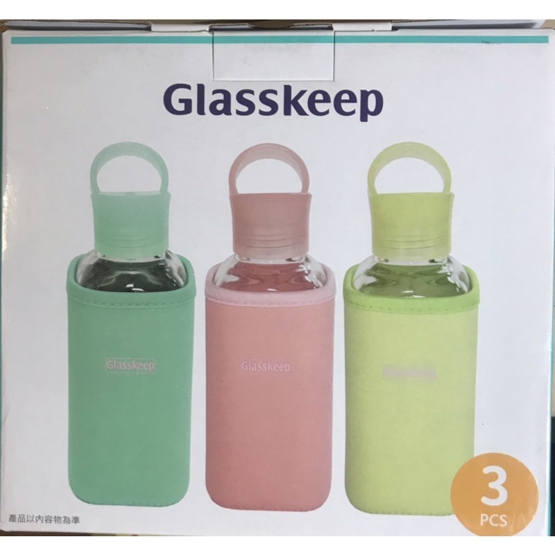 Glasskeep方形玻璃隨手瓶