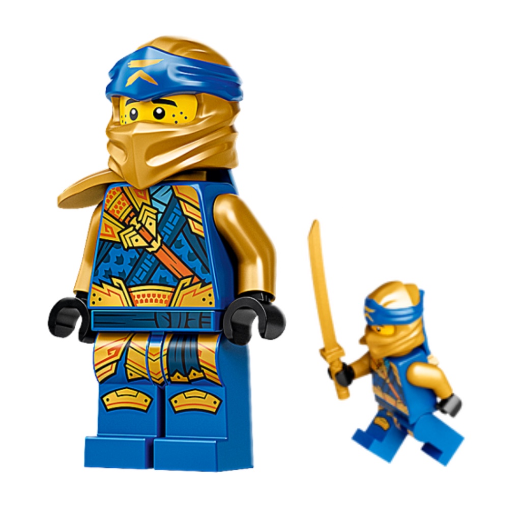 【金磚屋】njo775 LEGO樂高 旋風忍者系列 Ninjago 71774 71775 金忍者阿光 Jay 全新已組