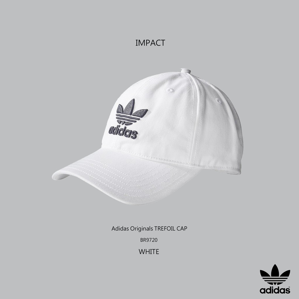 Adidas Originals Trefoil Cap In White Br9720 | homologacao.legcare.com.br