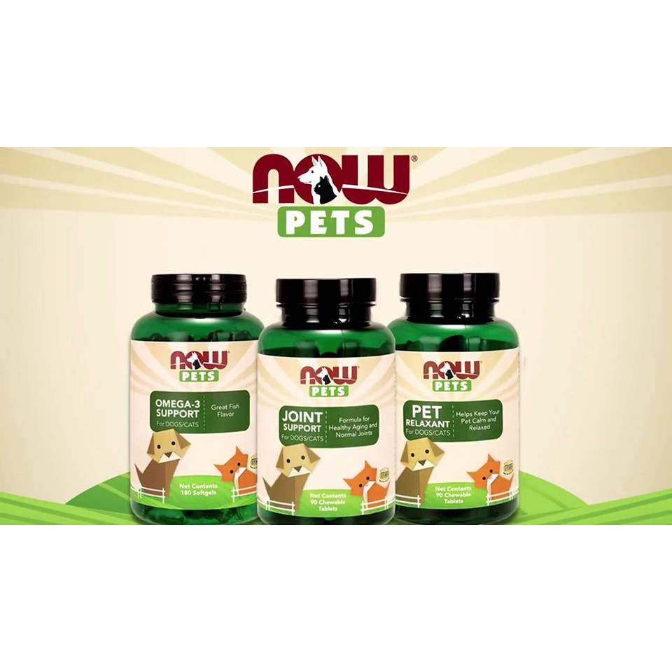 【免運費!】NOW PETS NOWPETS 貓用離胺酸粉  寵物過敏咀嚼錠 天然Omega-3魚油膠囊  營養品