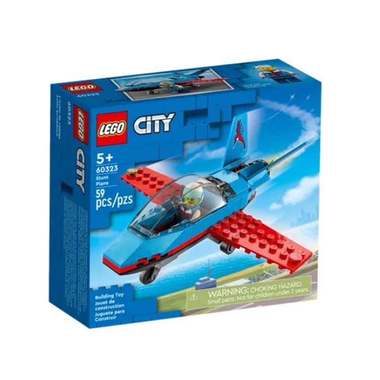 聚聚玩具【正版】60323 LEGO 樂高積木 City-特技飛機
