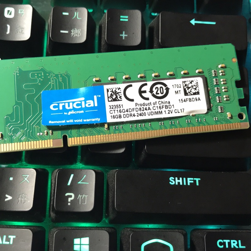 美光 DDR4_16G_2400mhz 急售
