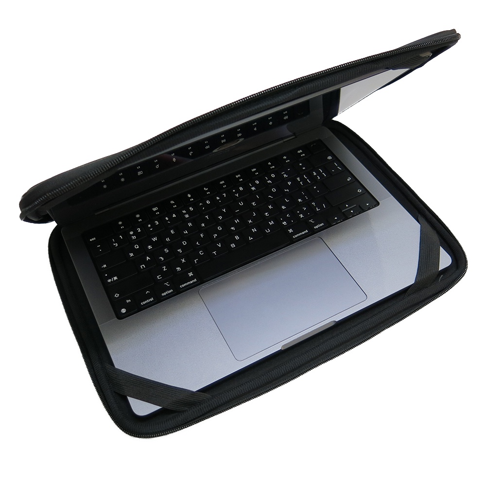 【Ezstick】MacBook Pro 14 14吋 A2442 三合一防震包組 筆電包 組(13W-S)