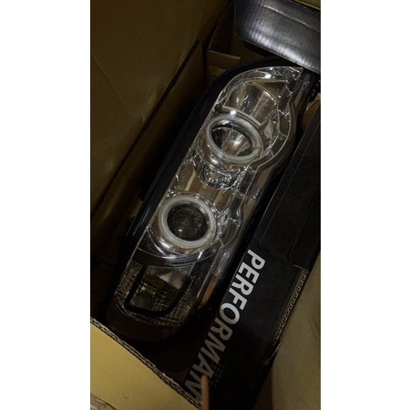 卡嗶車燈 適用BMW 寶馬 X5 E53 98 99 00 01 02 前期 CCFL 光圈魚眼 R8燈眉 電鍍大燈組