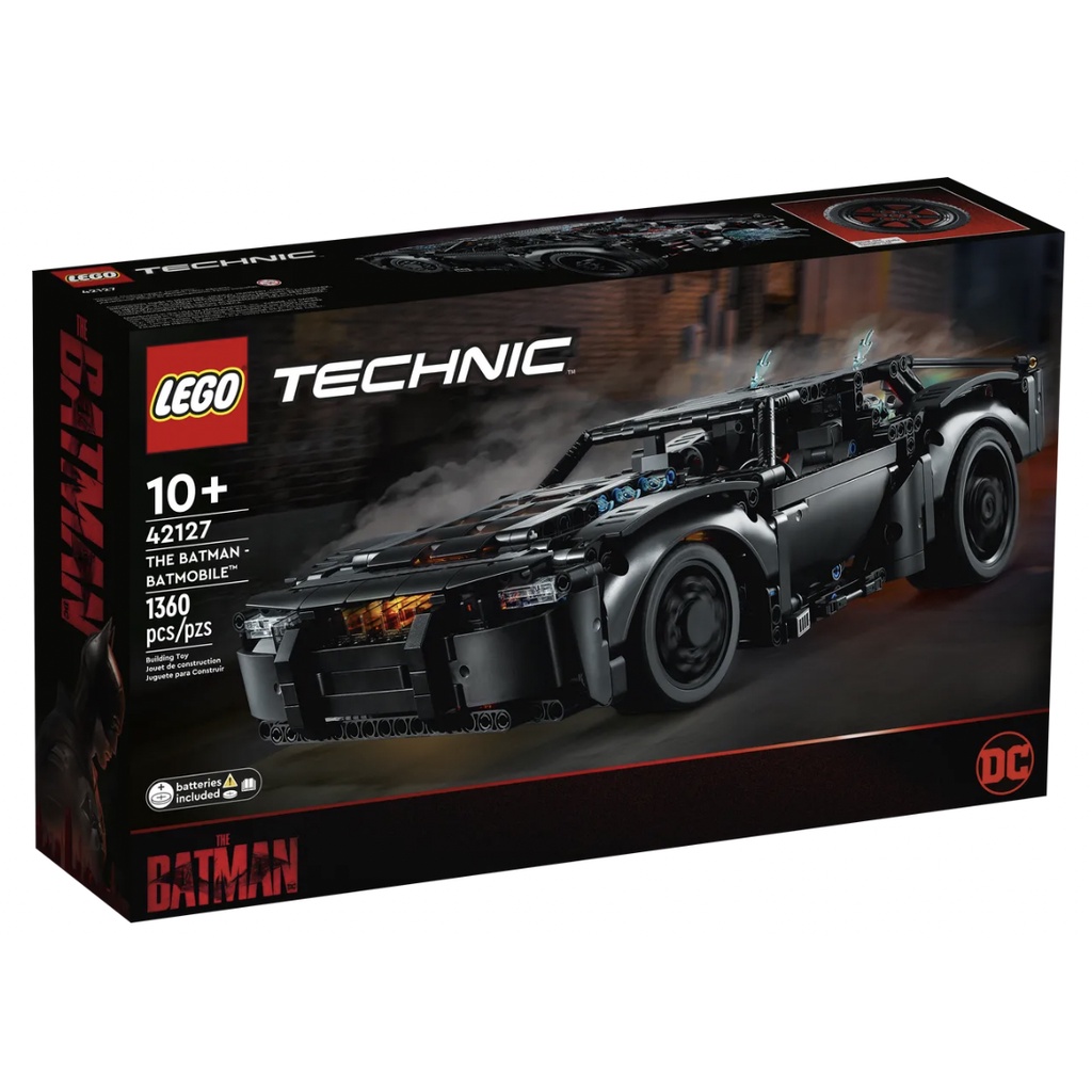 【LETGO】現貨 含燈光 樂高 LEGO TECHNIC 科技系列 42127 THE BATMAN 蝙蝠車 蝙蝠俠