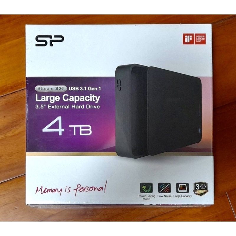 SP 廣穎 S06 4TB USB3.1 3.5吋 外接式硬碟 行動硬碟