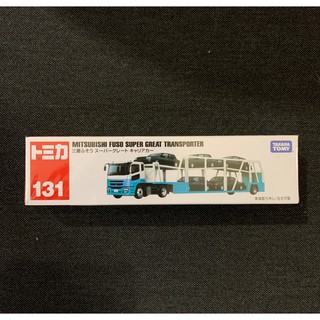 [小樂]蝦皮代開發票 日版 TOMICA 多美 長盒 no.131 三菱汽車運輸車 汽車運輸車 貨櫃車 運輸車 131