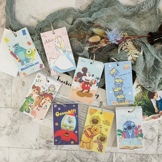 現貨📢正版📢迪士尼 單字卡 方格 萬用卡 卡片 學習 米奇 愛麗絲 玩具總動員 三眼怪 史迪奇 毛怪 大眼仔 維尼 名片