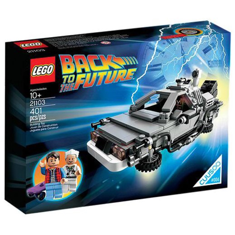 【台中翔智積木】絕版品 LEGO 樂高 21103 回到未來時光機 The DeLorean Time Machine