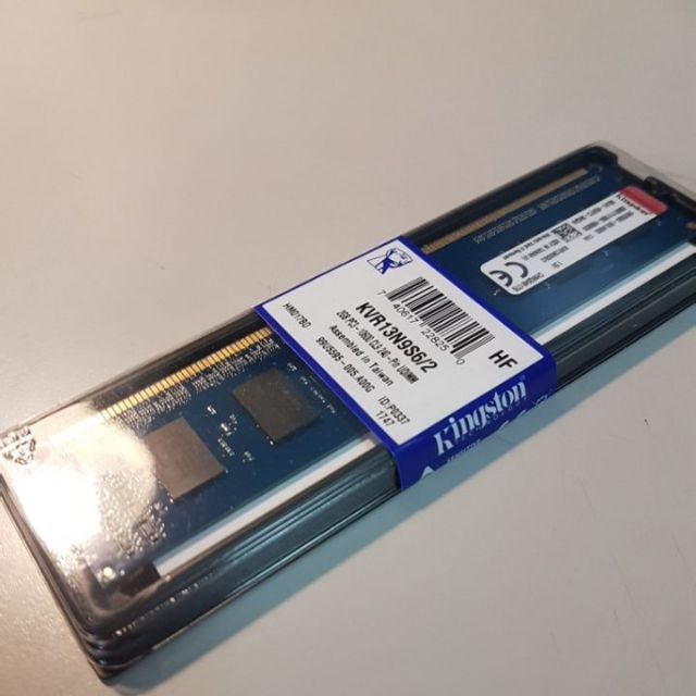 全新未拆 金士頓 Kingston 2GB DDR3 1333 桌上型記憶體 (KVR13N9S6/2)原廠終身保固快換