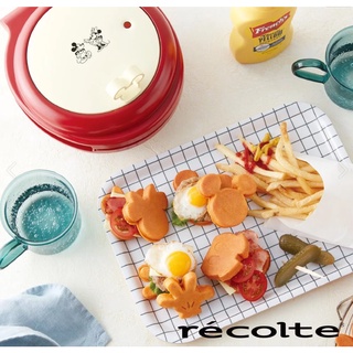 台灣公司貨~Recolte 日本麗克特-微笑鬆餅機 RSM-1(MK) / RSM-1附米奇造型烤盤、4種造型烤盤