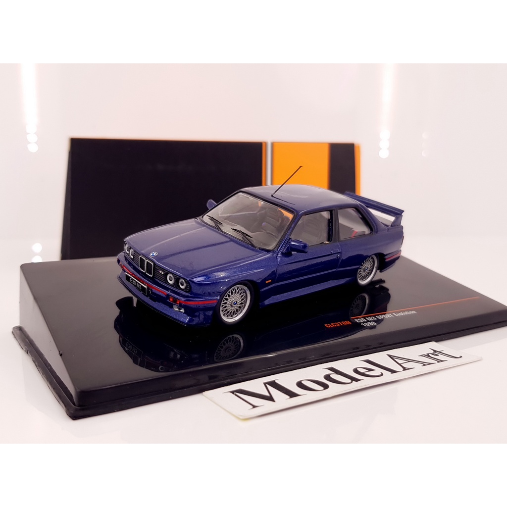 【模型車藝】1/43 IXO BMW E30 M3 Sport Evolution 1990 藍【現貨】