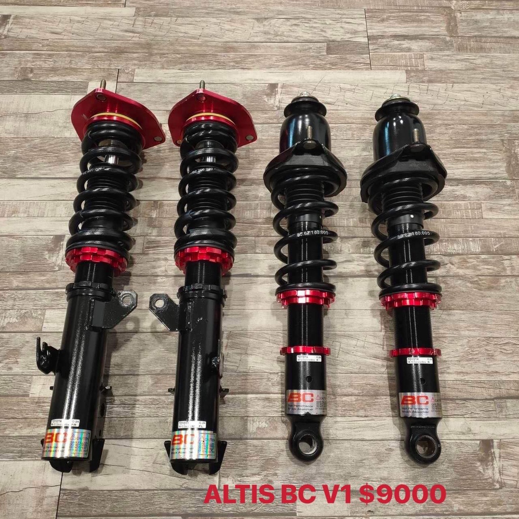 【品太】(保固四個月)TOYOTA ALTIS BC V1 高低軟硬可調避震器 極新品 整新品