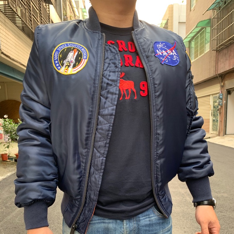 NASA外套S號飛行防風外套