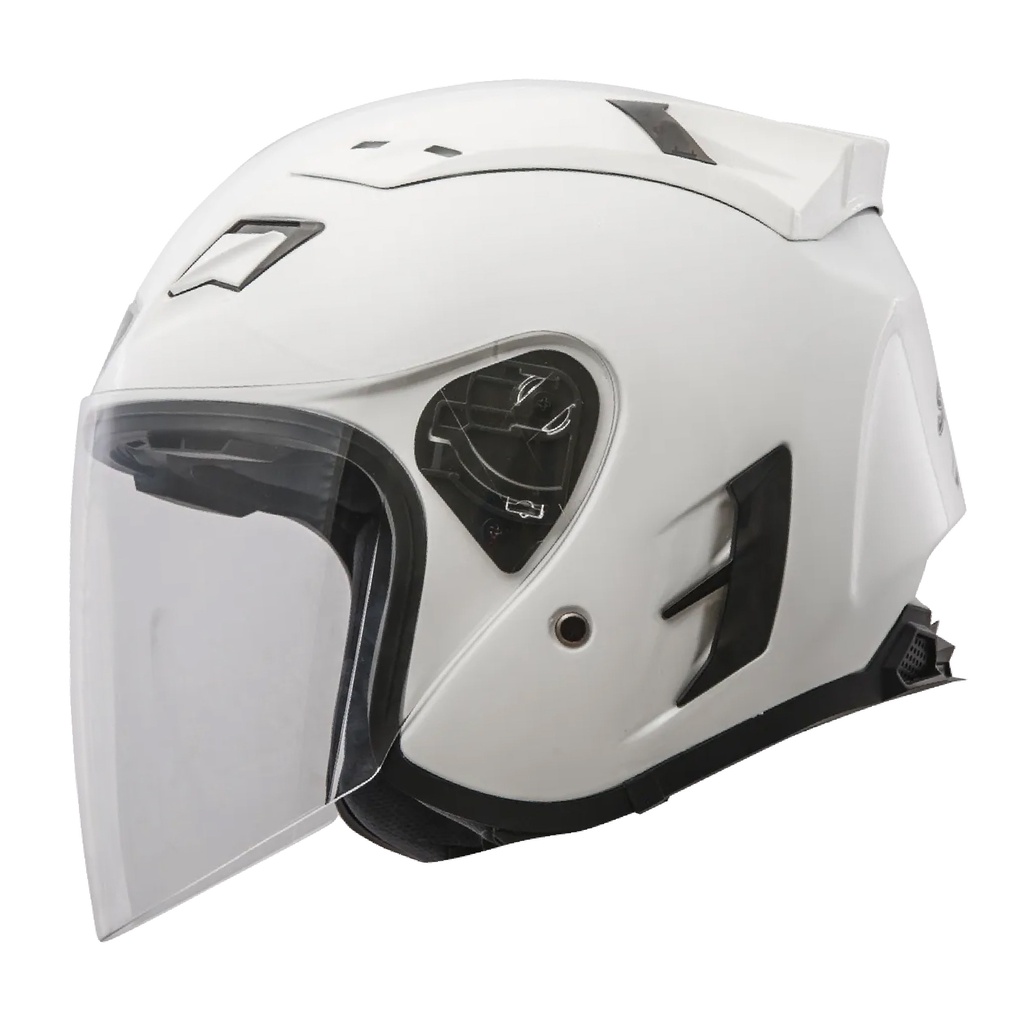 【優惠特價】SBK SUPER-RR 素色 白 半罩 輕量化 安全帽 內襯全可拆 雙D扣 快拆鏡片 ONSALE