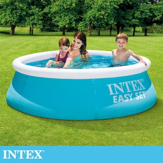 【INTEX】簡易裝EASY SET游泳池/泳池 183x51cm(880L)適用3歲+ (28101)防疫宅在家