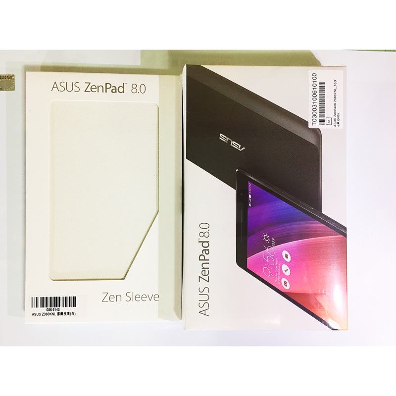 ASUS ZenPad8 Z380KNL 16G 迷幻黑（4G)附原廠皮套（白）