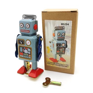 80后發條鐵皮玩具禮品 道具陳列復古懷舊 鐵皮機器人
