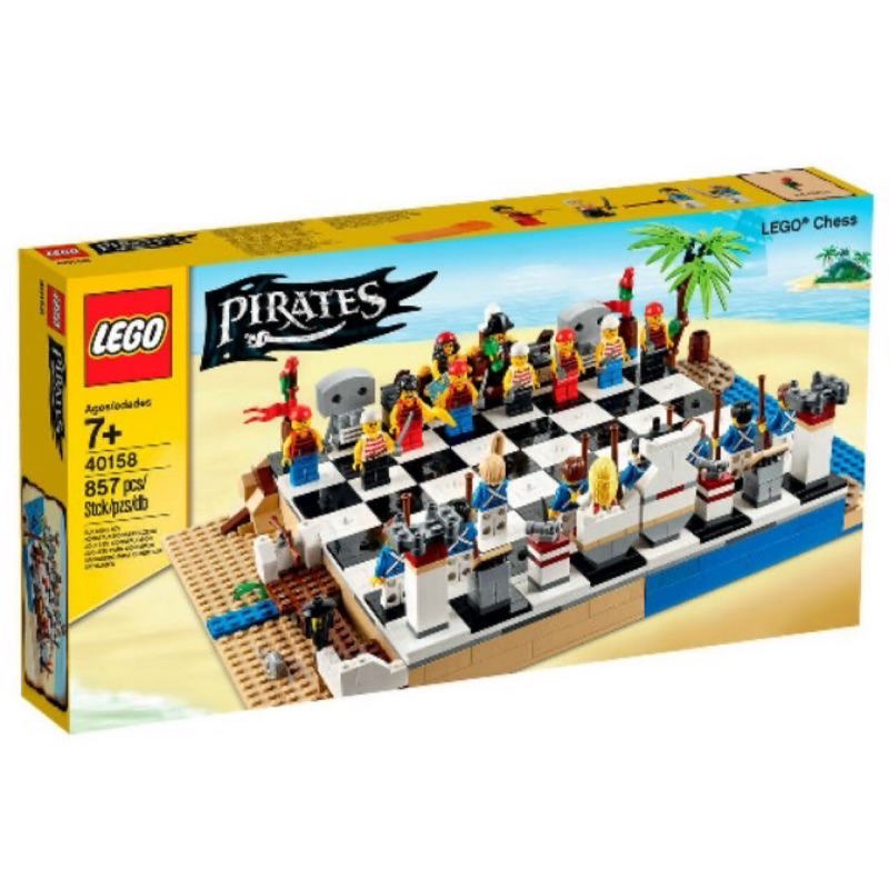 LEGO 樂高 40158 Pirates Chess Set 海盜系列 西洋棋 全新未拆
