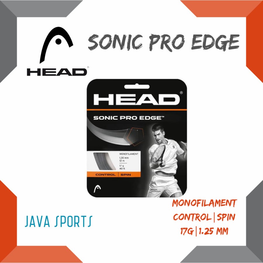 網球線頭 Sonic Pro Edge 17 單絲控制旋轉 17g 1.25mm