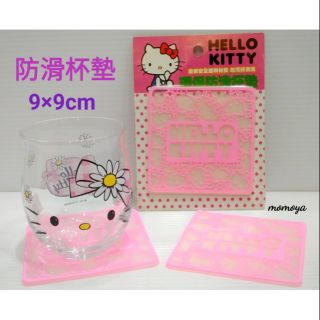 毛毛屋 Hello Kitty 防滑軟膠杯墊 一個入