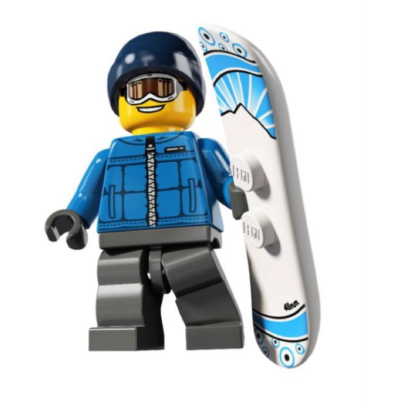 《Brick Factory》全新未拆 樂高 LEGO 8805 第五代 5代 Snowboarder Guy 滑雪人