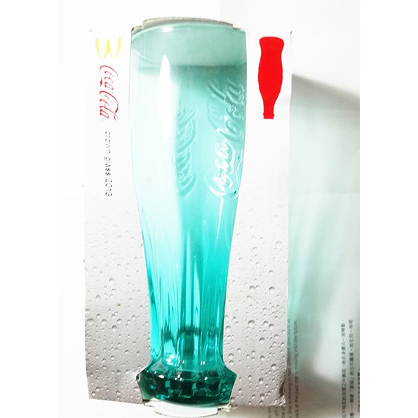 馬克杯隨行杯盤子曲線杯系列 日本2013麥當勞可口可樂Coca-Cola玻璃杯