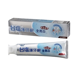 【臺鹽】護牙齦漢方草本 全亮白牙膏140g｜珍珠亮白＋潔白超微粒子｜Holdmego