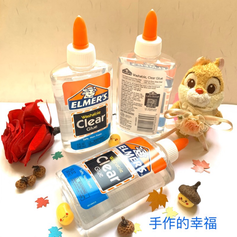 美國牛頭牌膠水 ELMER’S Clear Glue / 安全無毒/ 史萊姆