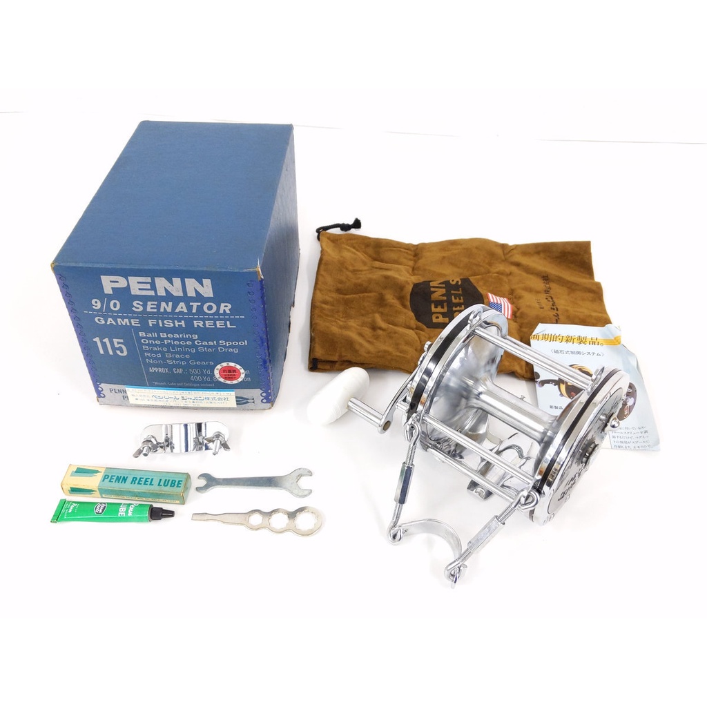 【腥手釣具】美國製二手 PENN 115 9/0 鼓式捲線器