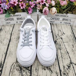 M.M.D SHOES 現貨🔝熱銷 小白鞋 免綁帶 厚底鞋 休閒鞋 韓版鬆糕鞋 懶人鞋