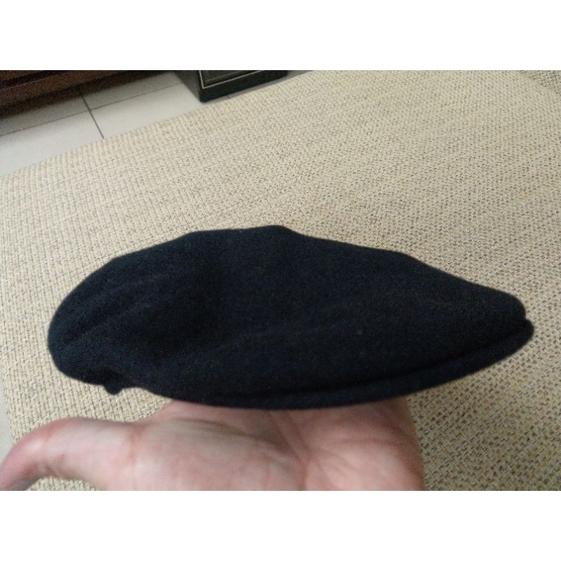 全新澳洲 kangol 黑色 深藍色 羊毛貝雷帽 軍帽 保暖帽