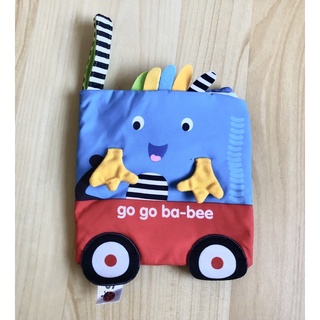 【Read & Play 兒童學習布書】go go ba-bee (美國 Sassy)