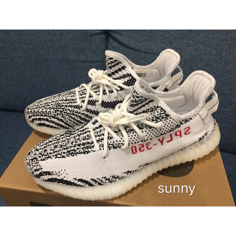 保證全新正品 美國公司貨 adidas Yeezy boost 350 V2 班馬 zebra CP9654 us11