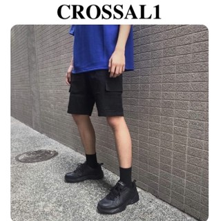 【crossal1】韓國🇰🇷 軍裝 多口袋 伸縮腰圍 硬挺版型 軍裝 短褲