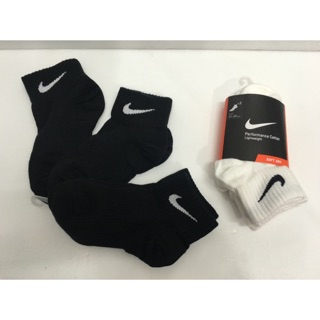 Nike 基本款運動襪 短襪 三雙組合包 白色 尺寸M(only) SX4706101