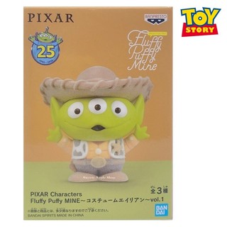 迪士尼【SAS 日本限定】BANDAI Fluffy Puffy 玩具總動員 三眼怪 變裝胡迪版小公仔模型 5.5cm