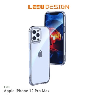 LEEU DESIGN iPhone 12 Pro Max 手機殼 傲熊冰封 氣囊 鋼化 玻璃殼 透明 廠商直送
