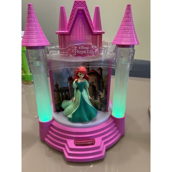 好市多購入Disney princess迪士尼公主旋轉音樂夜燈玩具