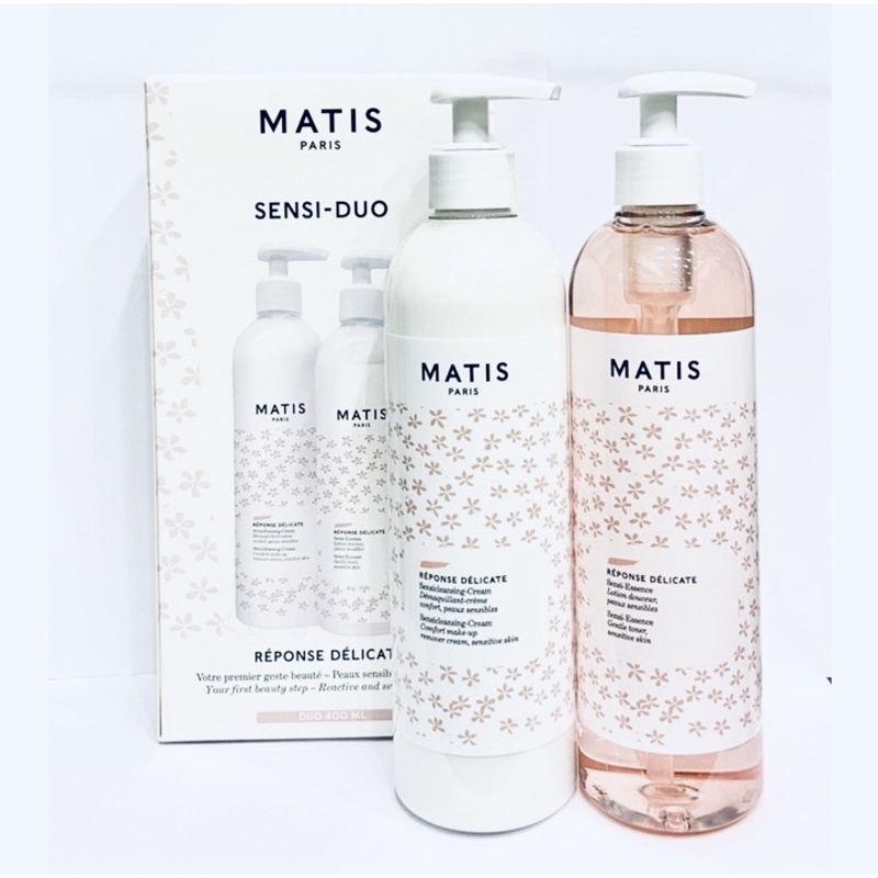 MATIS 番紅花靜敏雙入組-番紅花靜敏（潔膚乳）400ml＋番紅花靜敏精華露(化妝水)400ml