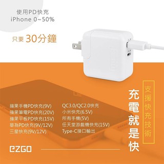 Image of thu nhỏ <快速出貨> 30W 摺疊 雙孔PD+QC全兼容極速充電器/筆電可充(Type-C/USB-A) #4