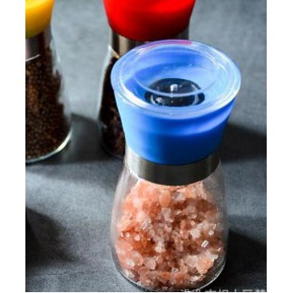 胡椒磨 粗鹽 研磨瓶 調料 玻璃花椒研磨器調味料瓶 燒烤工具 玫瑰鹽 牛排好搭檔
