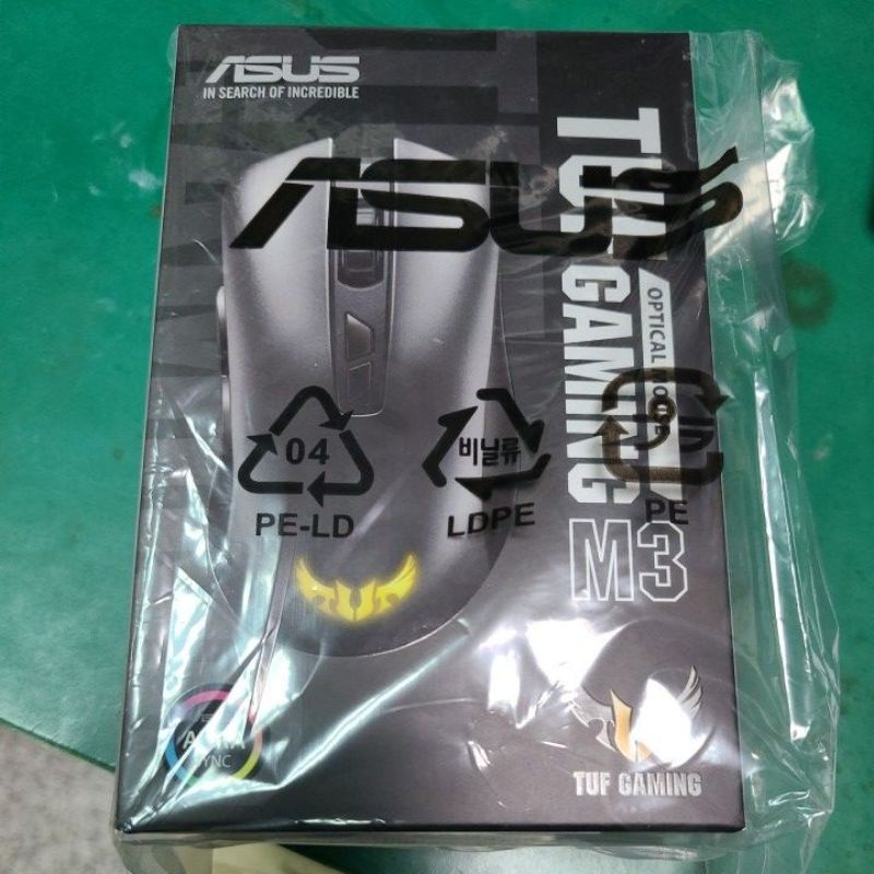 Asus TUF GAMING M3電競滑鼠（全新未使用）