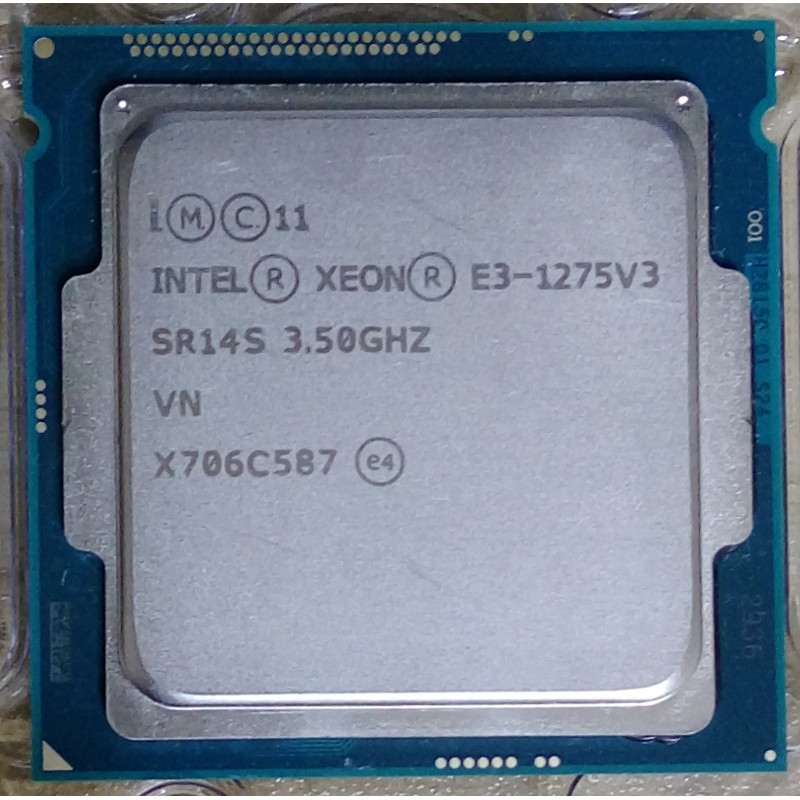 Intel Xeon 四代 E3-1275 V3 1150 CPU (效能接近 i7-4790) 附風扇
