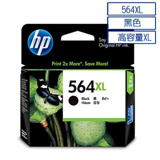 HP 564XL 黑色墨水匣(CN684WA)