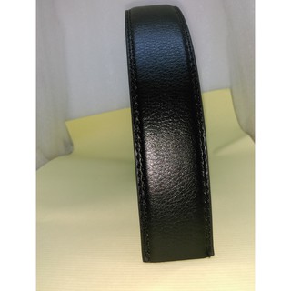 真皮腰帶條 牛皮皮帶條自動扣 純皮帶身 不附帶頭 長120cm寬3.5cm 臺灣發貨不必等