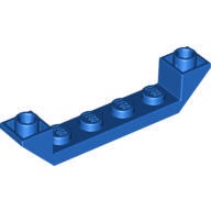【小荳樂高】LEGO 藍色 6x1 雙側倒斜坡 45度/船底 Inverted Double 4294738 52501